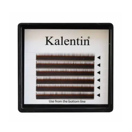 Kalentin Extensión de Cejas Curl I Dark Brown 5mm